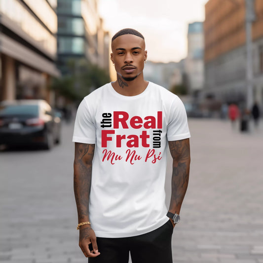 Nupes The Real Frat Tee • Crew Neck • Unisex Shirt
