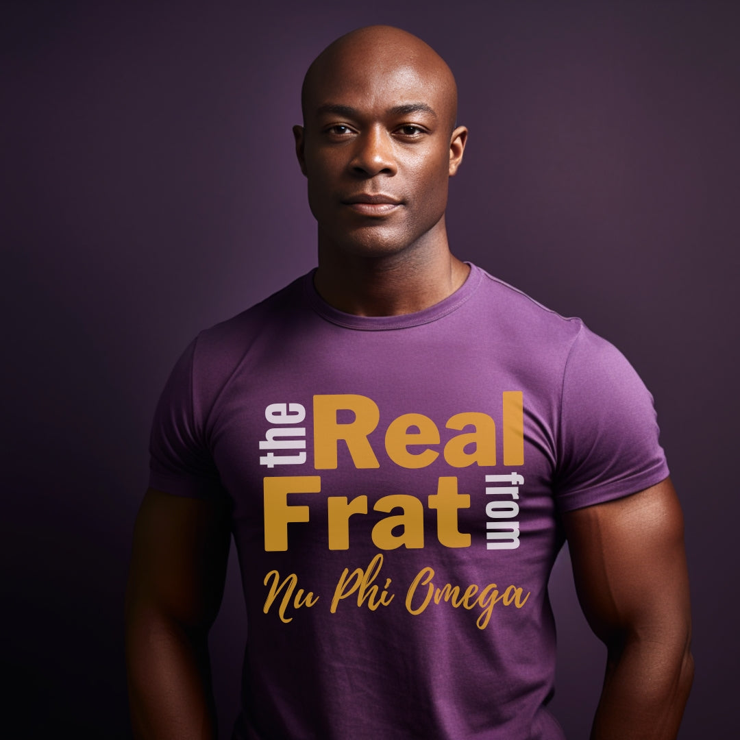 Ques The Real Frat Tee • Crew Neck • Unisex Shirt