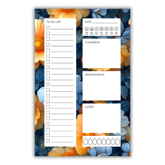 Yellow Bluesky Daily Planner Notepad • 5.5 x 8.5"