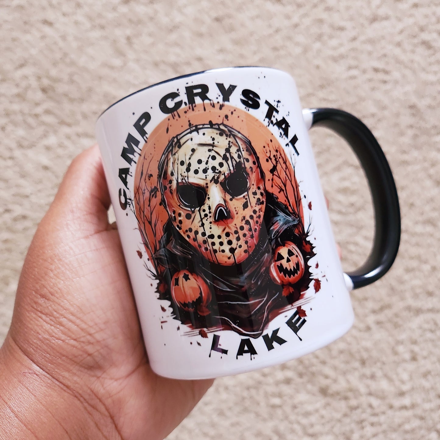 Camp Crystal Lake Coffee Mug • 12 oz Ceramic • Drinkware