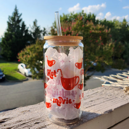 Hot Cocoa Beer Glass Can Tumbler • Drinkware