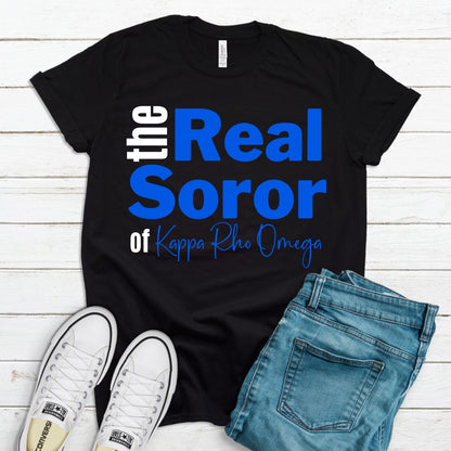 Zetas The Real Soror Tee • Crew Neck • Unisex Shirt