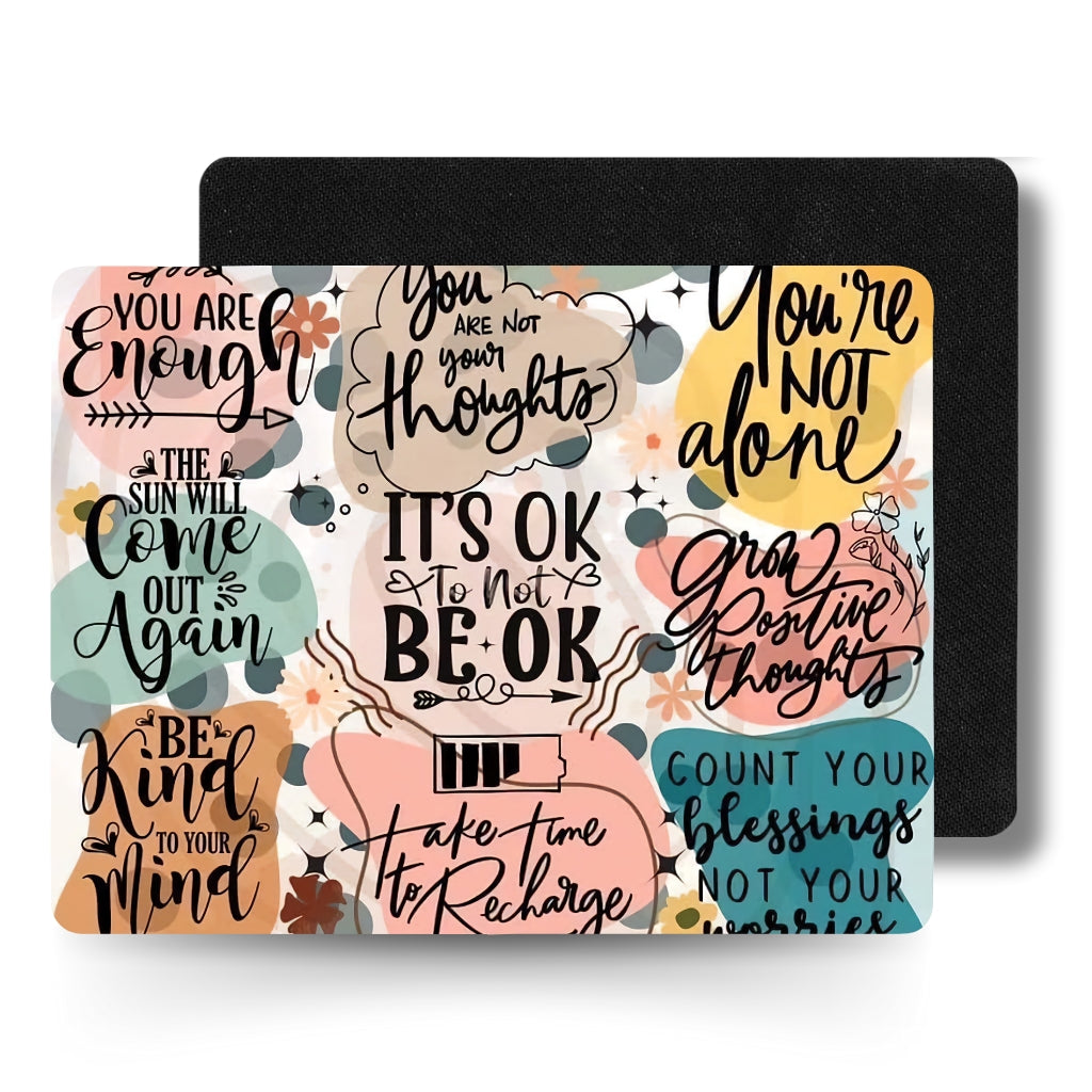 It's OK To Not Be OK Mouse Pad • Laptop Mouse Pad • Desk Accessories