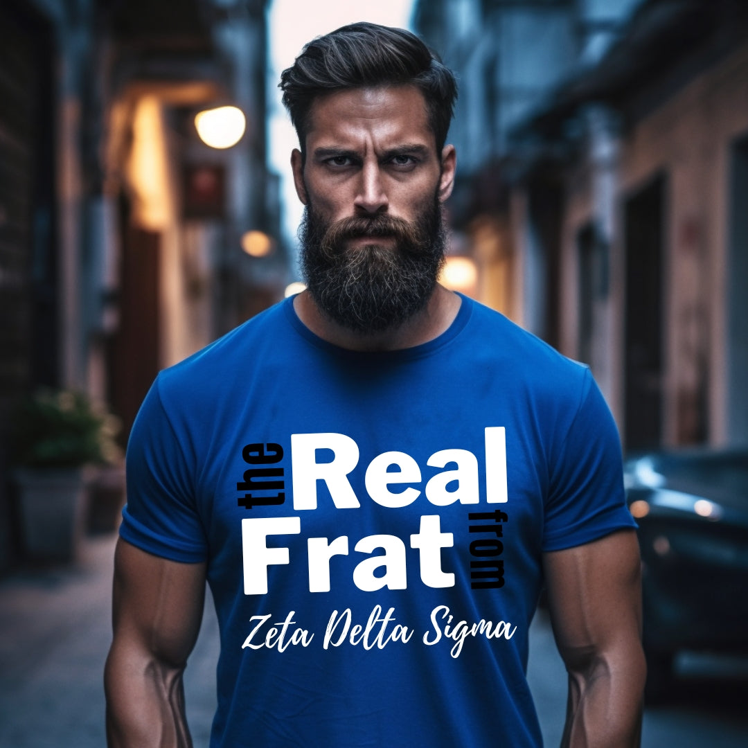 Sigma The Real Frat Tee • Crew Neck • Unisex Shirt