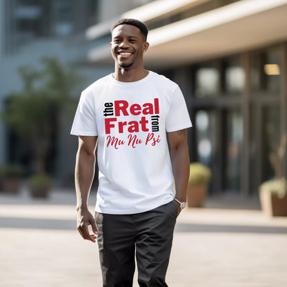 The Real Frat Tee • Fraternity T-Shirt • Crew Neck