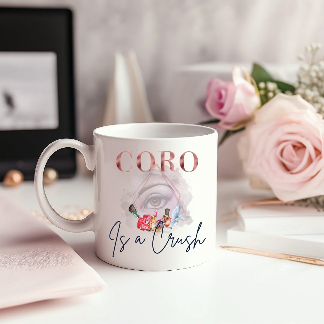CoRo Is a Crush Podcast Coffee Mug • 15 oz Ceramic • Drinkware