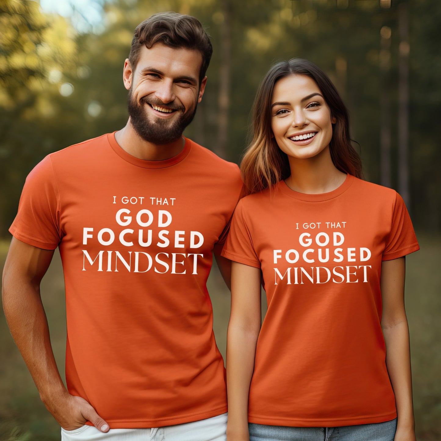 I Got That God Focused Mindset Tee • Crew Neck • Unisex T-Shirt