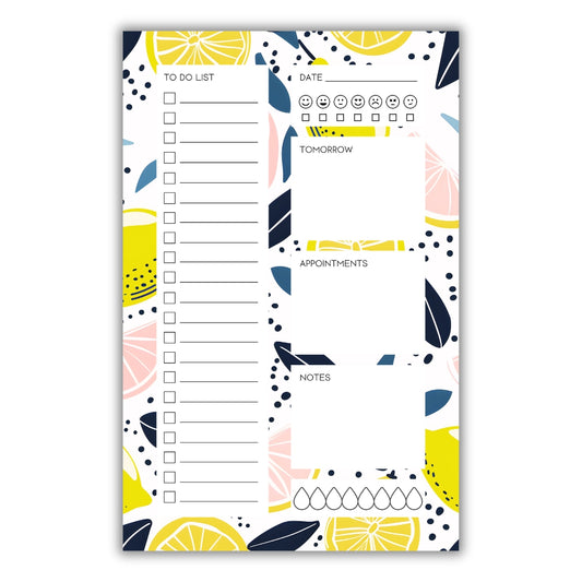 Lemonade Daily Planner Notepad • 5.5 x 8.5"