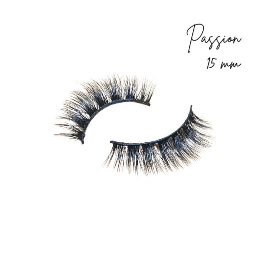 PASSION (17MM) • Natural Lashes • Faux Mink Lashes