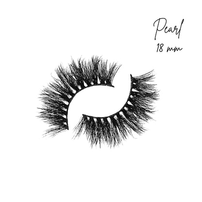 PEARL (18MM) • 100% Siberian Lashes • Wispy Lashes