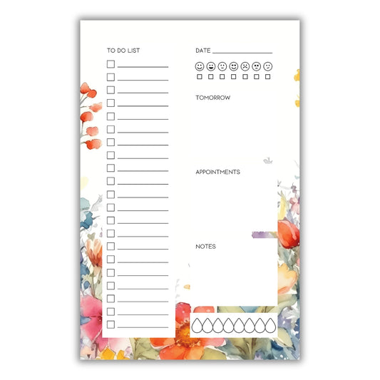 Dreams Become Wings Daily Planner Notepad • 5.5 x 8.5"