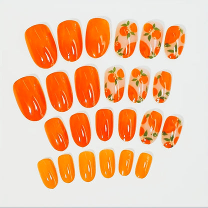 Florida Oranges • Orange Nails • Press-on Nails