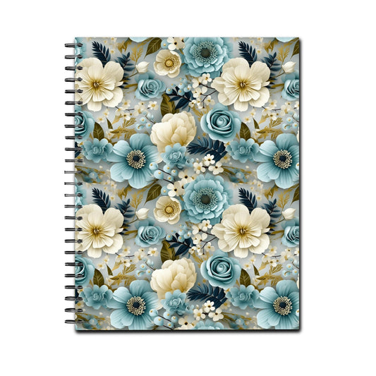 Moonlit Pearl Spiral Lined Notebook